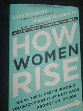 How Women Rise by Sally Helgesen & Marshall Goldsmith - Aqua Paperback